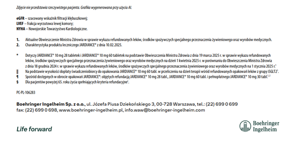 zmiany na liście refundacyjneji